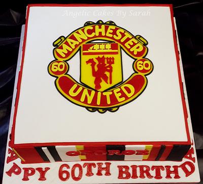 Manchester United 60th Birthday Cake - Cake by Angelic Cakes By Sarah