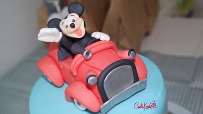 Mickey Mouse fondant topper - Cake by Cakekado