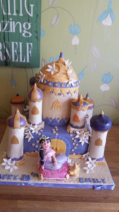 Princess Jasmine's Castle - Cake by ticketyboo
