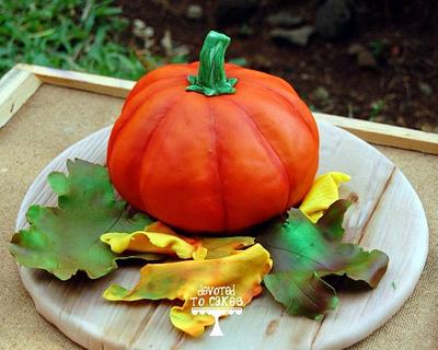  Autumn Pumpkin Cake - Cake by Devoted To Cakes