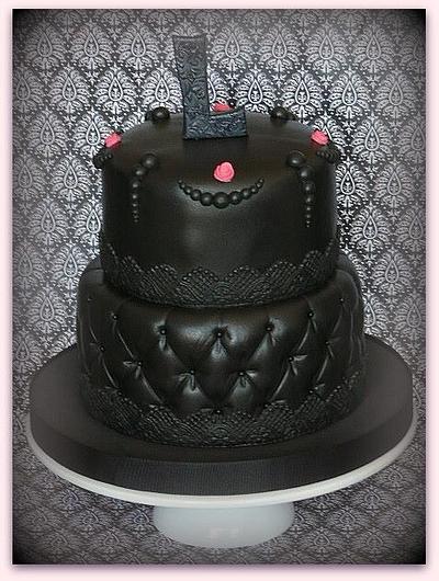 Black velvet  - Cake by Silvia Caeiro Cakes