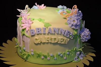 Sweet Garden Cake - Cake by Donna