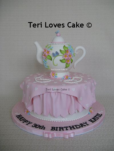 Teapot Cake - Cake by MsGF