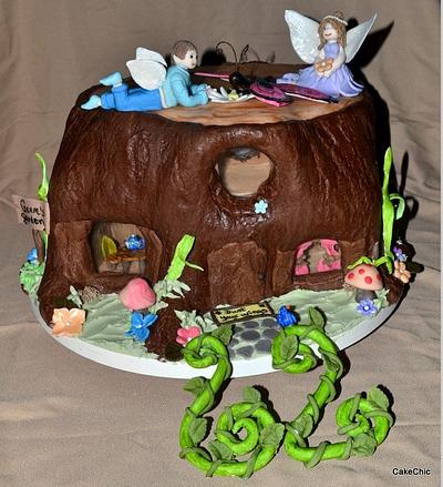 Fairy Cottage - Cake by CakeChick