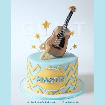 Guitar Cake - Cake by Guilt Desserts