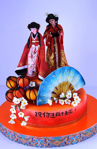 Love for China - Cake by Viorica Dinu