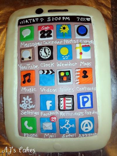 I Phone Cake - Cake by Amanda Reinsbach