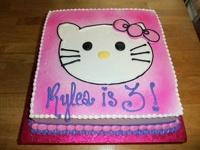 Rylea is 3 - Cake by Jennifer C.