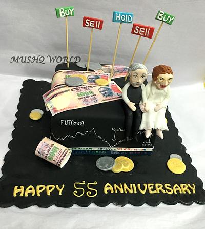 Stock Market themed Birthday cake | Themed birthday cakes, Cake stock, Cake