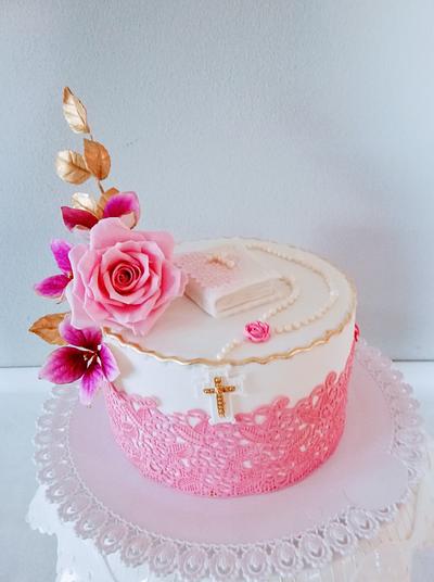 First Holy Communion - Cake by alenascakes