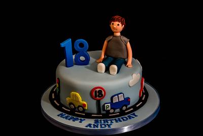 18th birthday and passed driving test - Cake by Hettie's Cakes