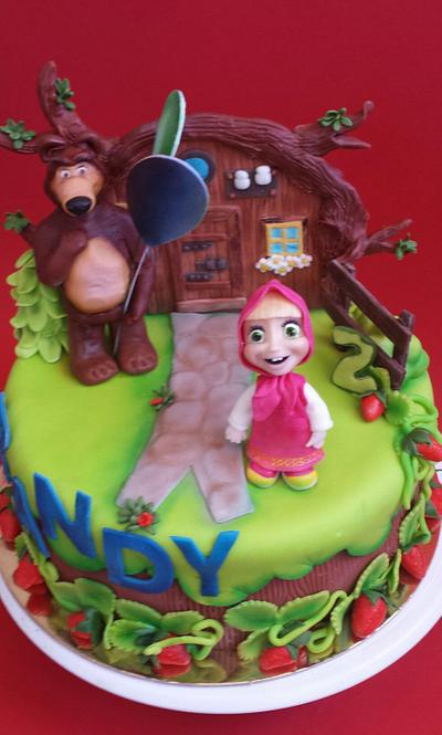 Masha and the bear cake - Cake by mellowyellow