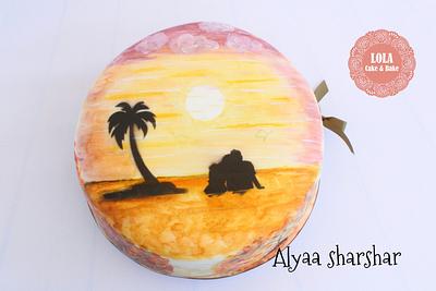 romantic cake - Cake by Alyaa sharshar 