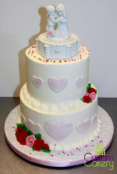 Precious Moments Love Wedding Cake - Cake by Stephanie