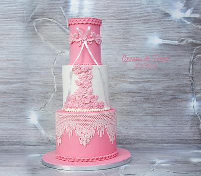 Its sugarlace and cupid - Cake by Joyeeta lahiri