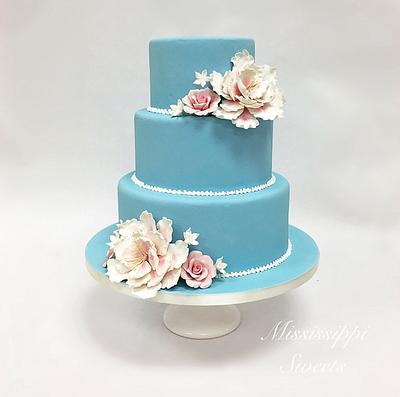 Serenity Blue - Cake by Mississippi Sweets