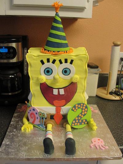 Who lives in a pineapple under the sea........ - Cake by Justbakedcakes
