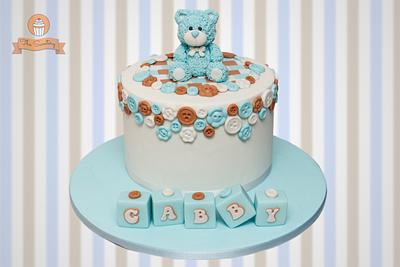 Bear, buttons and blocks - Cake by The Sweetery - by Diana