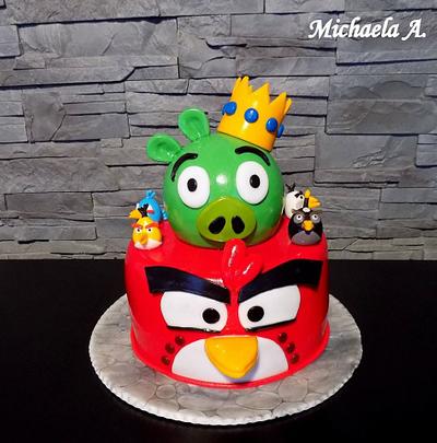 Angry birds - Cake by Mischel cakes