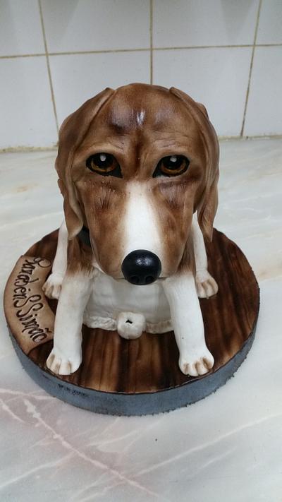 Dog cake  - Cake by CandyMan