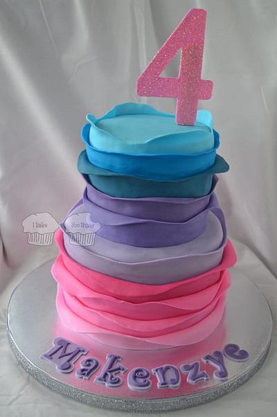 Ombre Waves - Cake by Susan