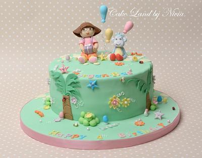 Dora the explorer cake - Cake by Nivia
