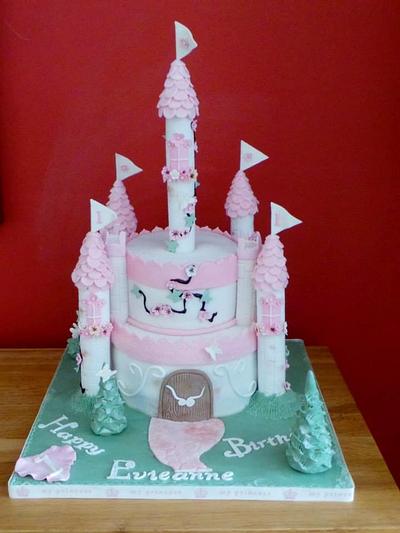 Princess castle cake - Cake by Jacqui's Cupcakes & Cakes