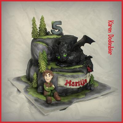 How to train your dragon! - Cake by Karen Dodenbier