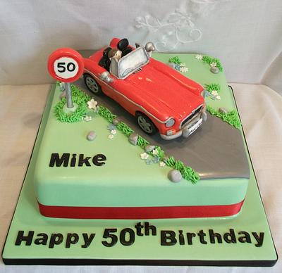 MG Car - Cake by Jayne Worboys