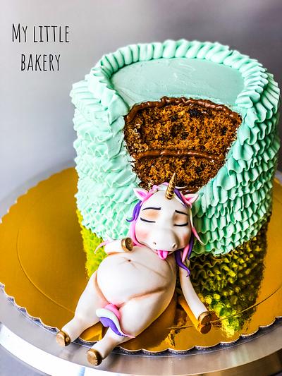 Fat unicorn cake  - Cake by Sandra Draskovic