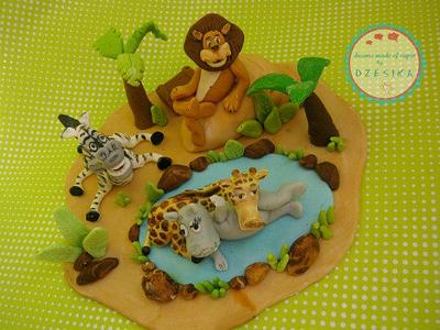 Madagascar cake topper - Cake by Dzesikine figurice i torte
