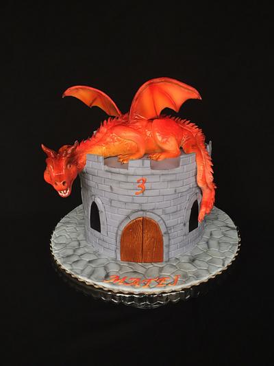 Red Dragon cake - Cake by Layla A