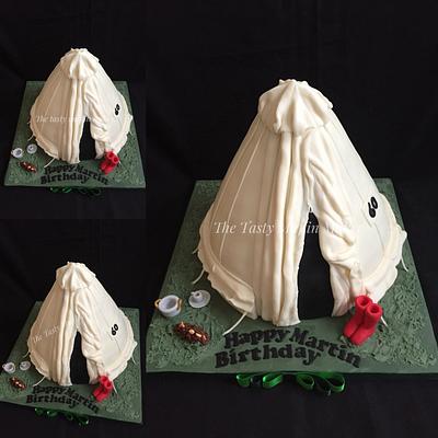 Scout tent - Cake by Andrea 