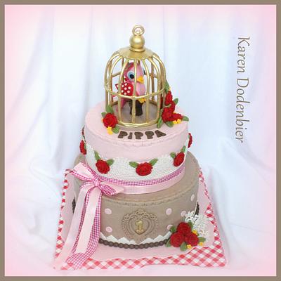 Birdcage cake - Cake by Karen Dodenbier