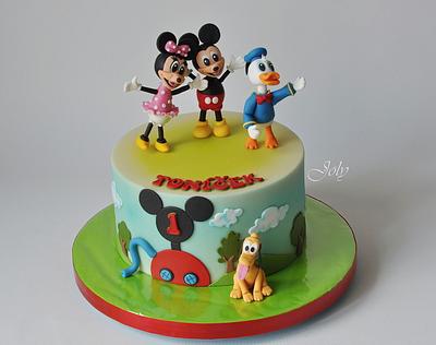 Mickey Mouse Clubhouse - Cake by Jolana Brychova