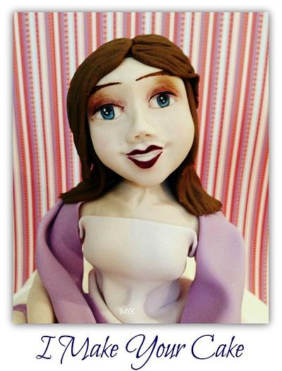 The face of Lady Siva - Cake by Sonia Parente