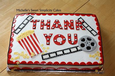 Thank You Movie Themed Sheet Cake - Cake by Michelle