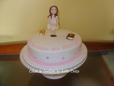 First communion cake - Cake by Sofia Costa (Cakes & Cookies by Sofia Costa)