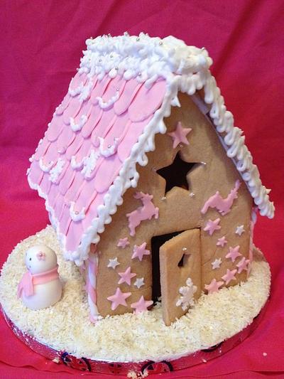Gorgeously Girly Christmas Cottage - Cake by Deborah