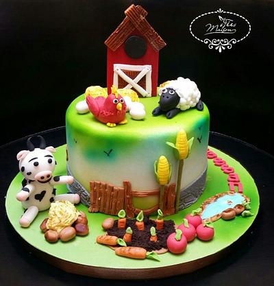 Farm cake - Cake by Fées Maison (AHMADI)