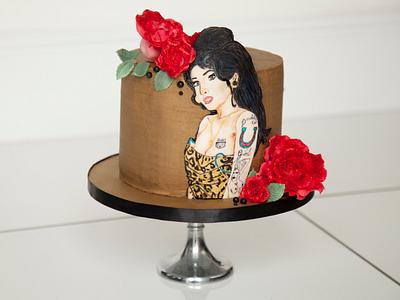 Amy Winehouse Cake (better photo) - Cake by Charlotte