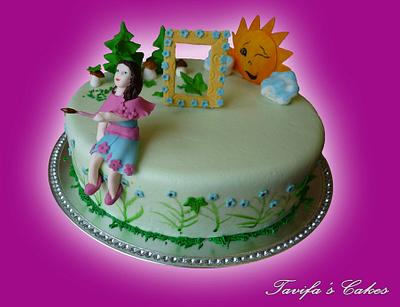 Cake for artist girl - Cake by Tania