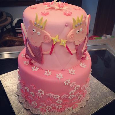 Peppa pig birthday cake - Cake by Nicolle Casanova