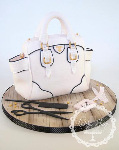 Pink Handbag Cake - Cake by Laura Davis