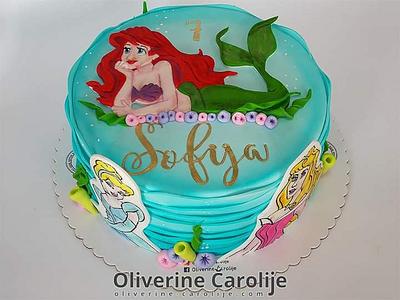 Little Mermaid Cake - Cake by Oliverine Čarolije 