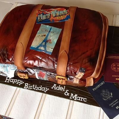 The traveling suitcase cake - Cake by Sahar Latheef
