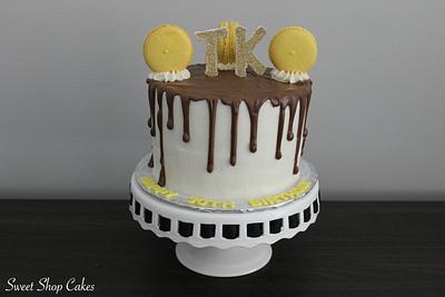 Macaron Drip Cake - Cake by Sweet Shop Cakes