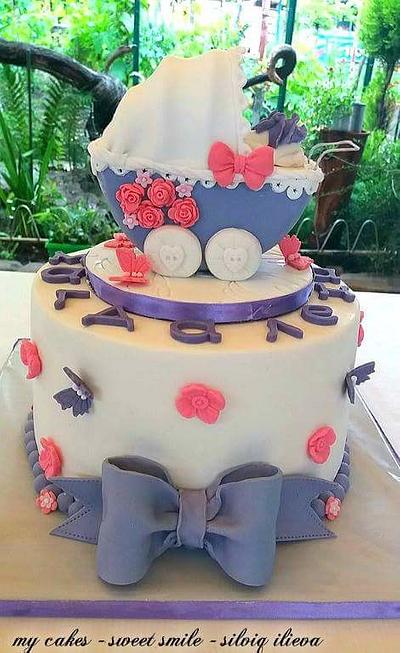Baby cake for Magdalena ! - Cake by Silviq Ilieva