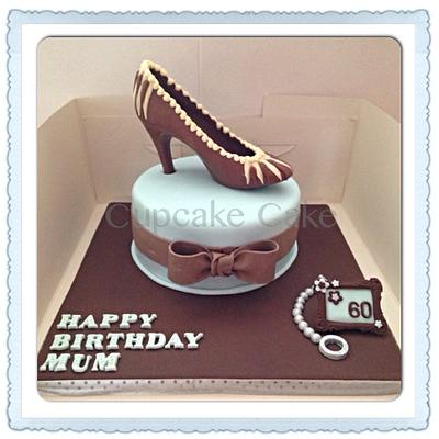 Chocolate Shoe Cake  - Cake by Gemma Deal