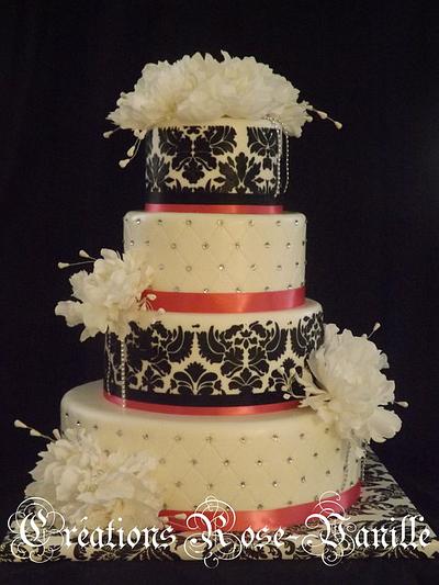 chic wedding - Cake by cindy